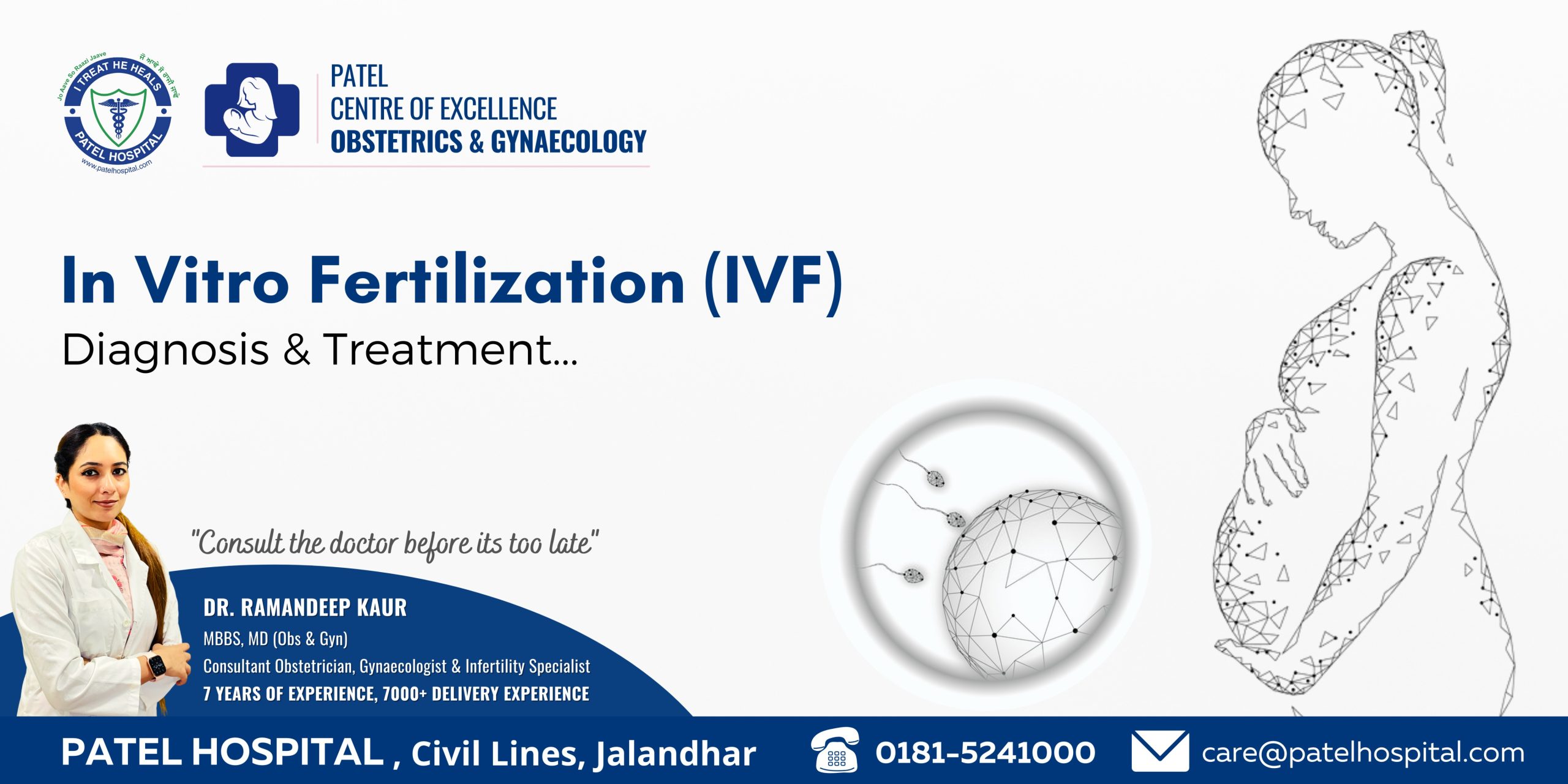 In Vitro Fertilization (IVF) –  Diagnosis | Treatment in Jalandhar Punjab.