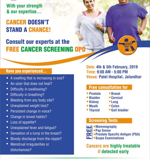 FREE CANCER SCREENING OPD